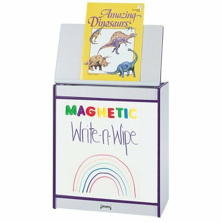 RAINBOW ACCENTS Purple TRUEdge Freckled-Gray Big Book Easel with Magnetic Write/Wipe Board, 24 1/2'' x 15'' x 30''. 5310543004MG
